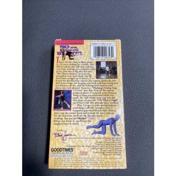 Richard Simmons NO IFS ANDS OR BUTTS Workout Fitness Exercise VHS Music Songs - Picture 3 of 7